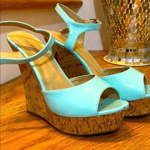 Mint color wedges